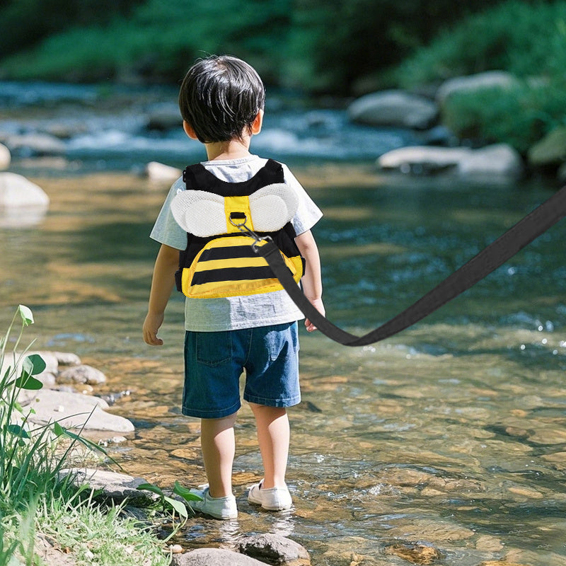 Child Safety Backpack With Anti Damage Wristband And Safety Belt