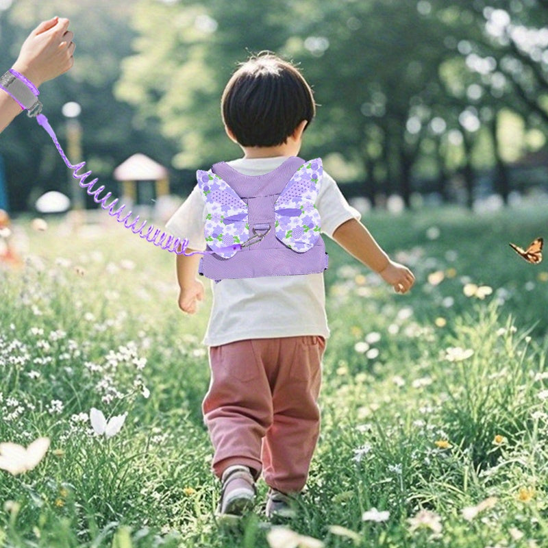 Child Safety Backpack With Anti Damage Wristband And Safety Belt