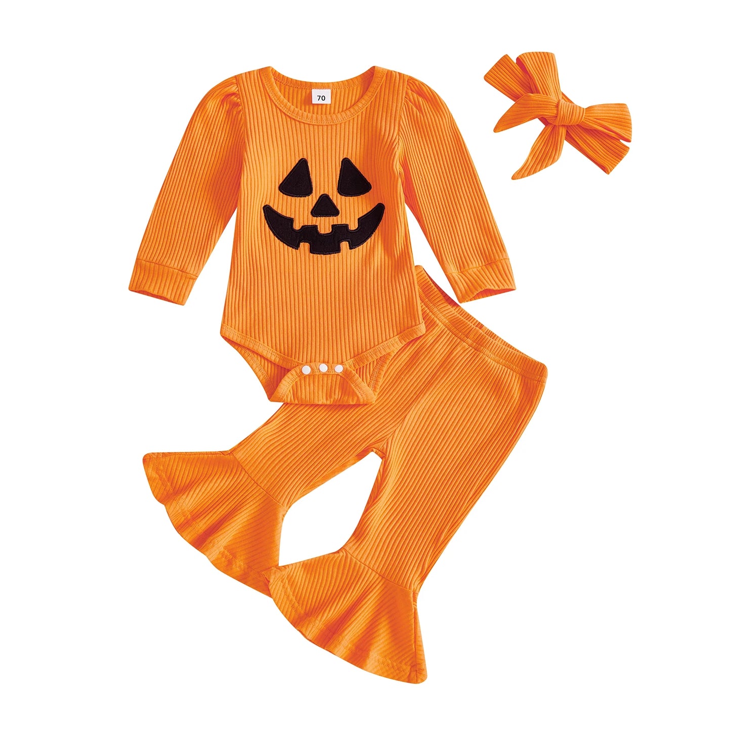 Cute Toddler Ghost Costume Set with Tutu and Headband