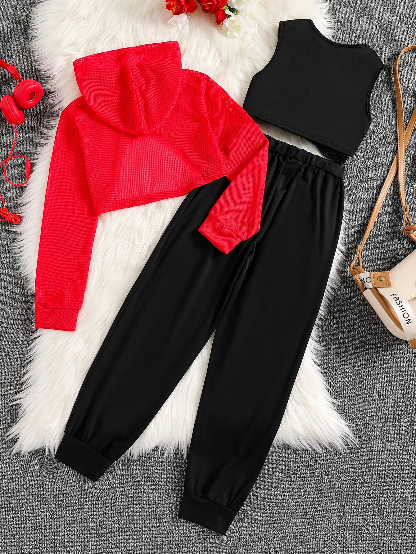 Trendy Girls 3 Piece Fashion Set for Spring and Autumn