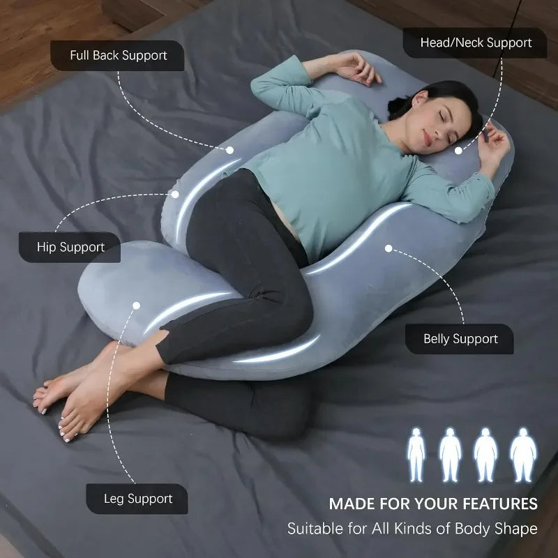 Hign Concerned U Shaped Full Body Maternity Pillow Support