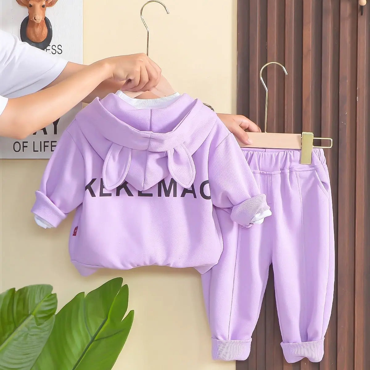 Cute Cartoon Girls Baby Clothing Set for Kids 3 Piece Outfit