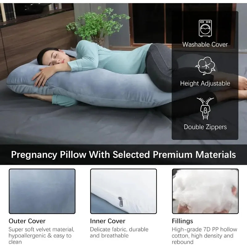 Hign Concerned U Shaped Full Body Maternity Pillow Support