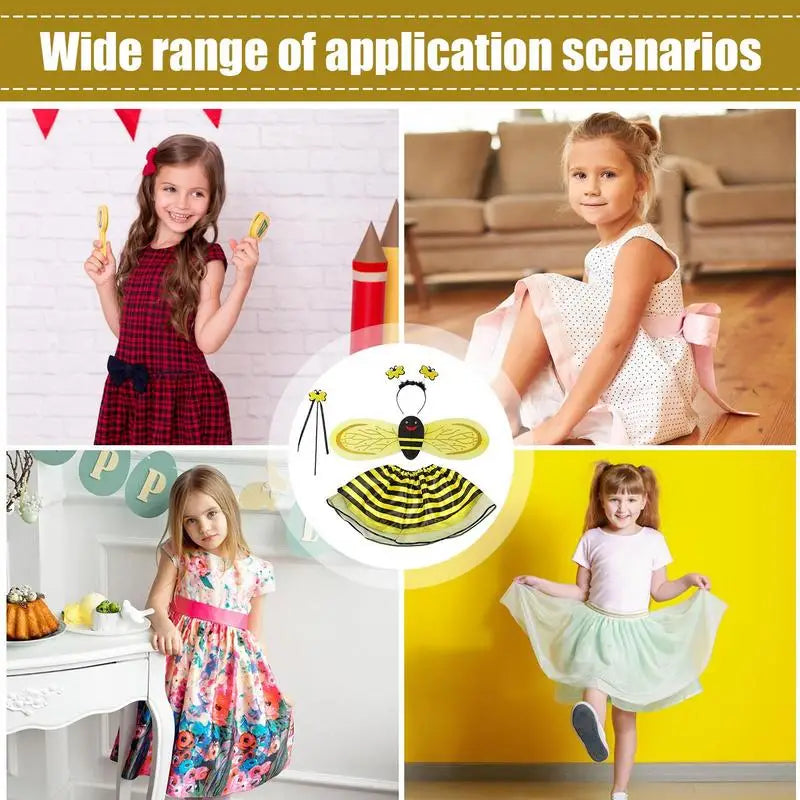 Bee Costume Set for Kids with Wings and Headband