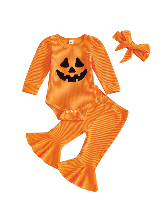 Cute Toddler Ghost Costume Set with Tutu and Headband