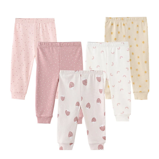 Cotton Baby Boy Girl Leggings Set for Newborn Fashion