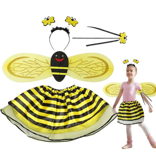 Bee Costume Set for Kids with Wings and Headband